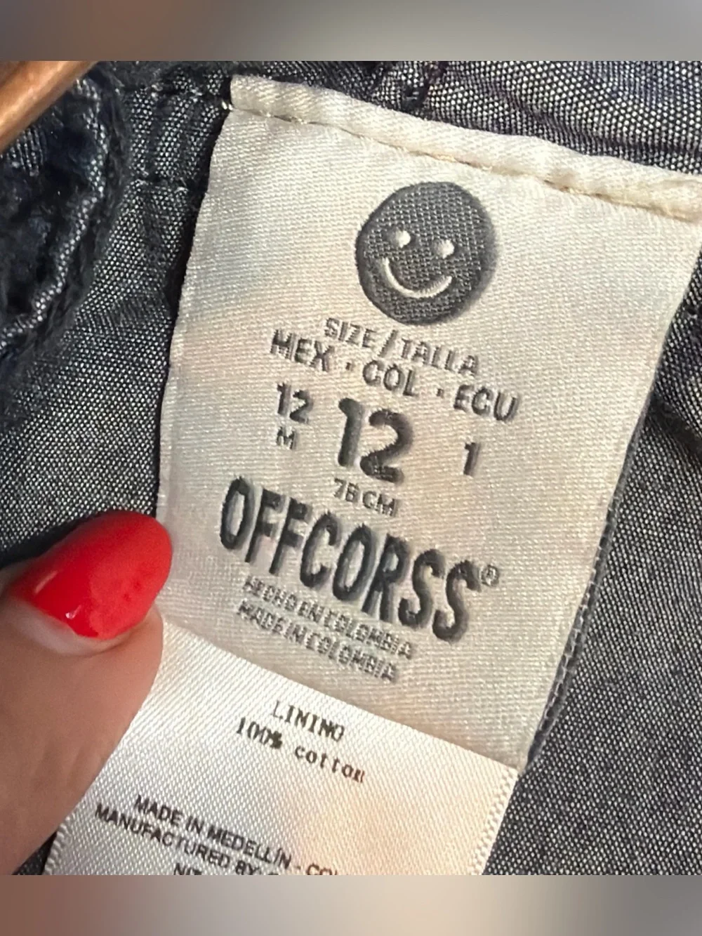 OFFCORSS BLACK denim bib overall jeans white tan paint splatters COOKIE MONSTER